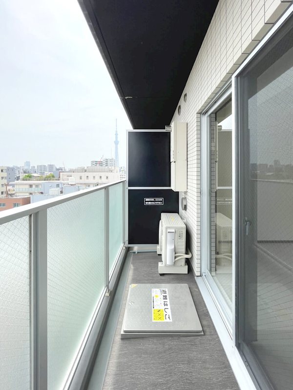 GENOVIA浅草Ⅳ skygarden のバルコニー