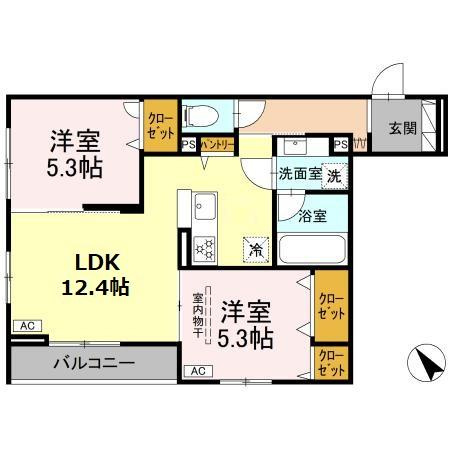 【間取り】 | シャルムコート