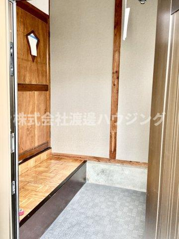 稲葉荘2丁目平家貸家の玄関