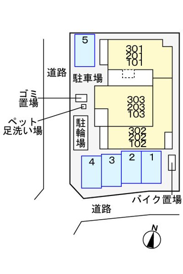 【駐車場】 | フォンテーヌⅢ