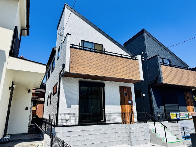 八王子市　散田町　新築一戸建て　２期の外観|～西八王子駅徒歩15分・山田駅徒歩12分　並列2台駐車可能～
