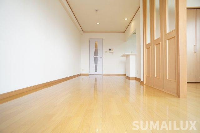 熊本市中央区新屋敷１丁目の賃貸マンションの居間・リビング