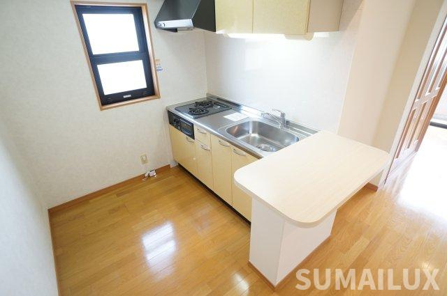 熊本市中央区新屋敷１丁目の賃貸マンションのキッチン