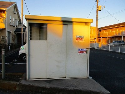 レオパレスメイプルＩのその他|入居者様専用ゴミ庫です。
