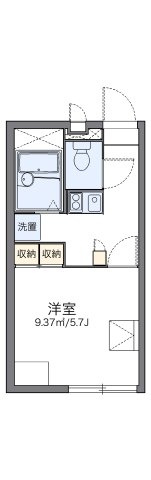 レオパレス守道館の間取り