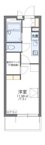 レオパレスシフォンの間取り