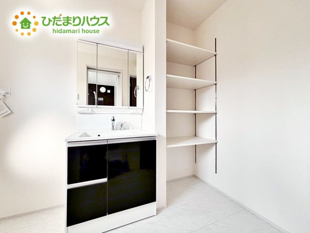 【独立洗面台】 | 小美玉市希望ヶ丘1期　新築戸建　1号棟 | シンプルで使い勝手の良い独立洗面台！