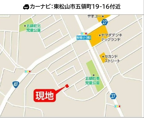 中古戸建　東松山市五領町19-16（リフォーム住宅）の地図