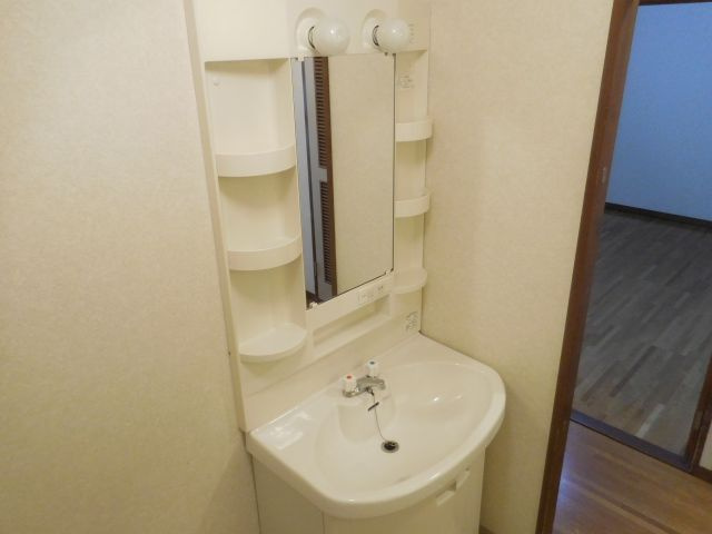 西真上コーポの洗面所