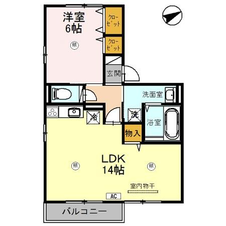 グラースシェリーの間取り
