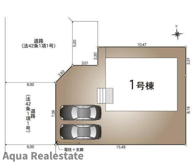 クレイドルガーデン藍住町徳命第2の区画図