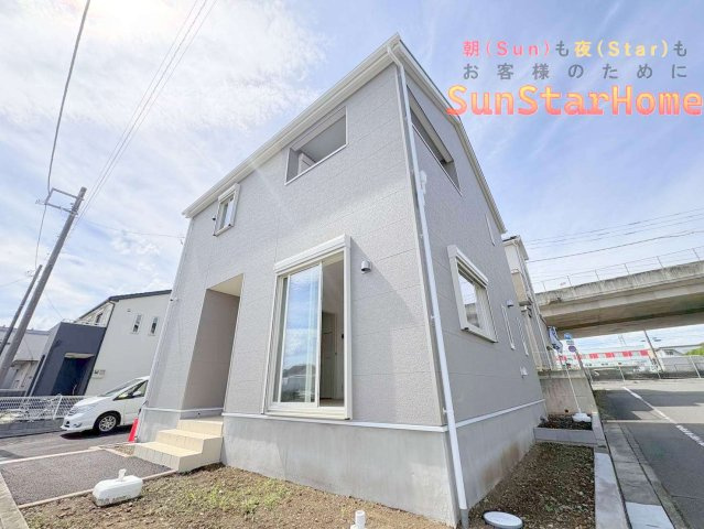 【サンスターホーム】青梅市新町6　角地新築　大型商業施設徒歩2分♪の外観