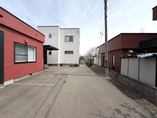 平和2条1丁目の前面道路含む現地写真