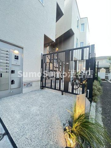 桜新町テラスのエントランス|ゆとりのあるエントランスです