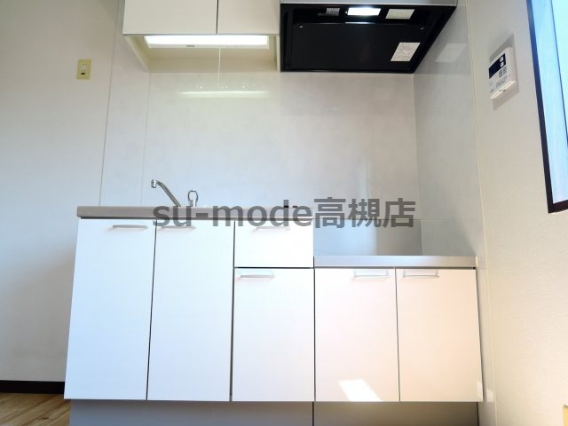 ドミールコウB棟のキッチン