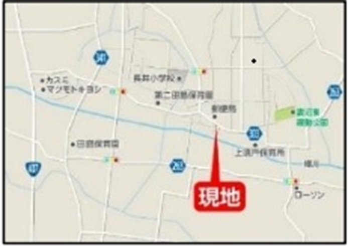 中古戸建　熊谷市江波522-28（リフォーム住宅）の地図