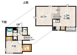【間取り】 | ＣＢ千葉ルティア | 間取りです。