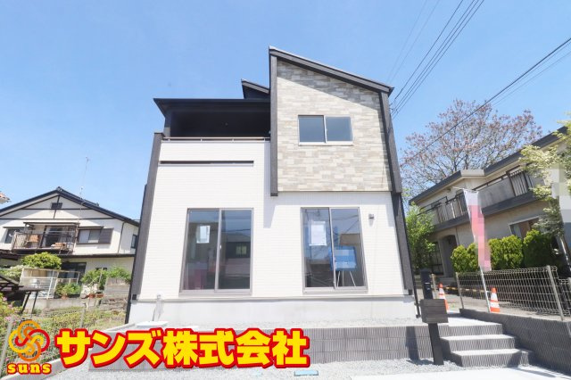 郡山市菜根４丁目　　　　１号棟　　　桜小学校、郡山第３中学区の外観|南側から見た外観
