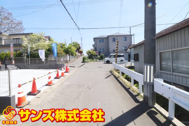 郡山市菜根４丁目　　　　１号棟　　　桜小学校、郡山第３中学区の外観|南側前面道路