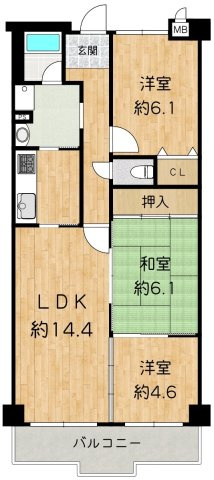 【間取り】 | パデシオン宇治三室戸
