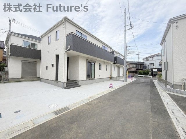 三郷市戸ケ崎5丁目　新築戸建　全10棟　F号棟の前面道路含む現地写真|前面道路含む現地写真です。