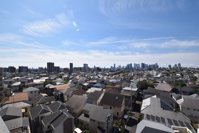 【展望】 | 中落合マンション | バルコニーからの景色です。　～即日のご見学可能～　お問合せはお気軽にどうぞ。
