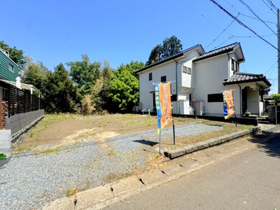【外観】 | 厚木市三田3丁目 条件なし売地 | ゆとりある42坪超えの整形地になります。