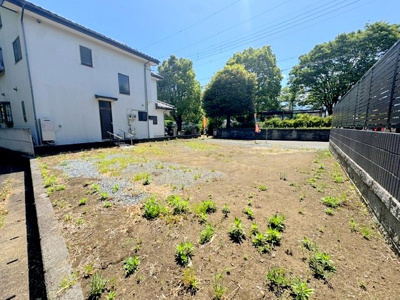 【外観】 | 厚木市三田3丁目 条件なし売地 | 更地ですので、即建築可能です。