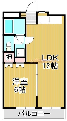 グレースマンション櫛原の間取り