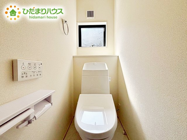 【トイレ】 | 石岡市府中2期　新築戸建 | 温水洗浄便座ついてます(^^♪