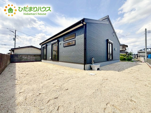 【庭】 | 石岡市府中2期　新築戸建 | お庭付物件になります！お庭遊びや、プールなどお子様も大喜び(^^)