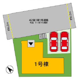 那珂川市片縄東1丁目4期の区画図