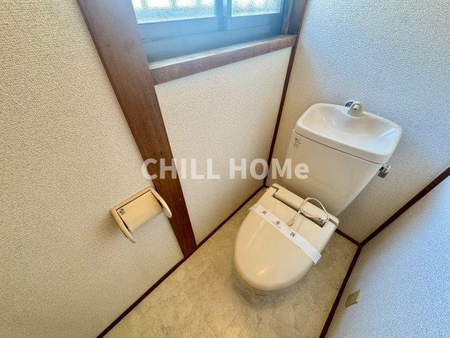真下貸住宅のトイレ|当社、チルホームのHPもご覧ください(^^)/物件情報多数♪