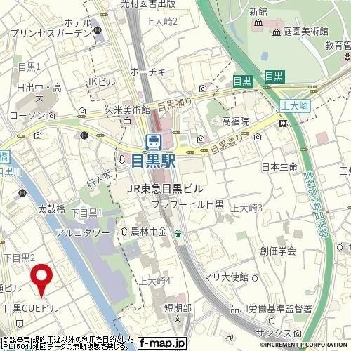 目黒フラワーハイホームの地図