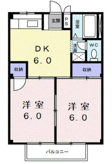 【間取り】 | シティハイツ池上 | 間取りです。