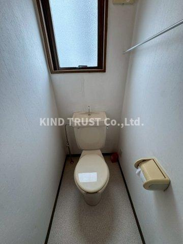 山村ハイツ2号館のトイレ|シンプルで使いやすいトイレです