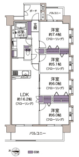 【間取り】 | ローヤルシティ浦和東