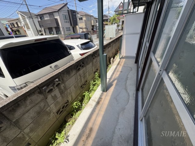第一新中川荘のバルコニー|ベランダです☆