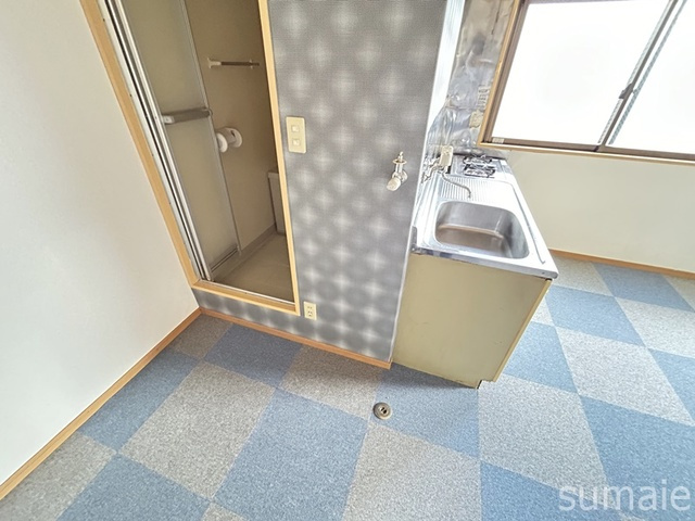 協栄ビルの内装|洗濯機置き場です！
