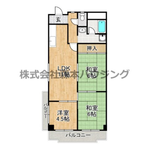 【間取り】 | 　メナール香里園