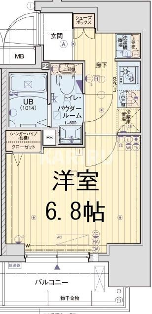 エグゼ大阪城イーストの間取り