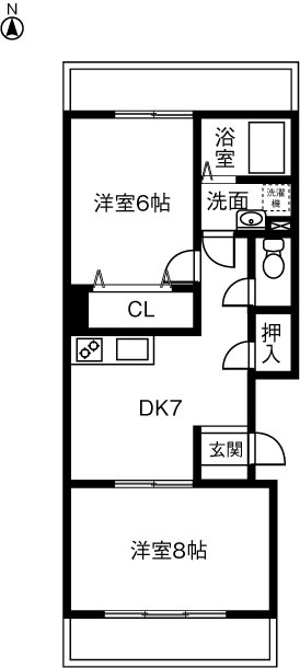 メゾンサーブルの間取り