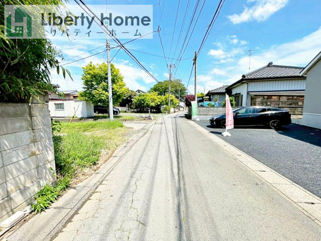 五霞町小手指第1　新築戸建の前面道路含む現地写真
