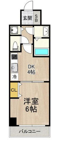 【間取り】 | ノーブルコート堺筋本町