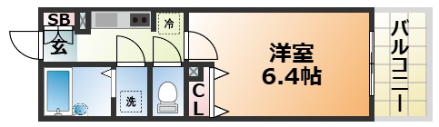プレサンス新神戸の間取り