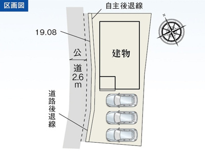 【区画図】 | 駿東郡清水町長沢　新築一戸建て　全1棟