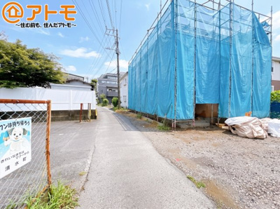 【前面道路含む現地写真】 | 駿東郡清水町長沢　新築一戸建て　全1棟