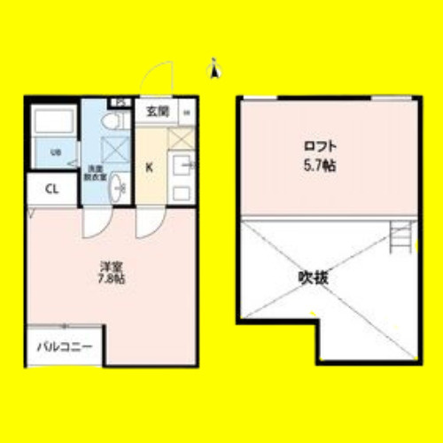ラピネスコート　名古屋市賃貸　仲介手数料無料の間取り