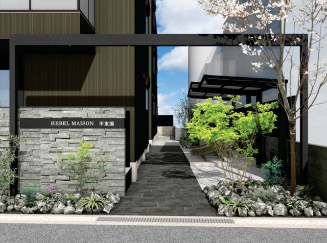 HEBEL MAISON 甲東園のエントランス