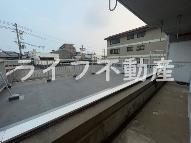 むつみハイツのバルコニー